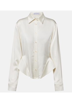 Stella McCartney Peplum satin shirt
