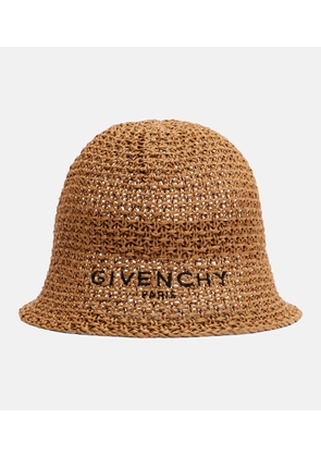 Givenchy Logo woven cotton-blend bucket hat