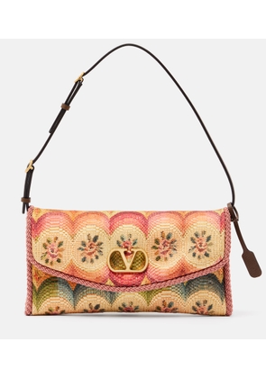 Valentino Garavani DeVain Small floral jacquard shoulder bag