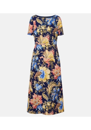 Etro Floral midi dress