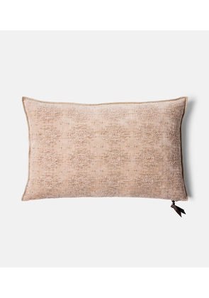 Maison de Vacances Cotton-blend jacquard cushion