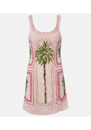 La Fuori Palm Jumeirah embellished minidress