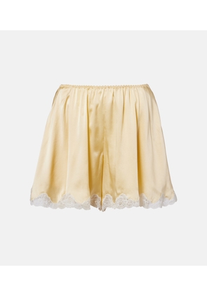 Chloe Silk satin shorts