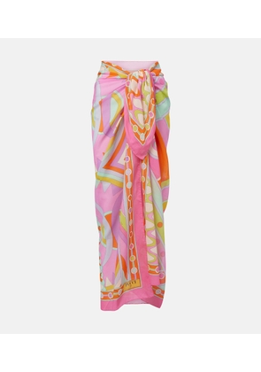 Pucci Manuba cotton beach cover-up