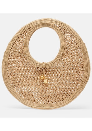 Jacquemus Spiaggia raffia top-handle bag