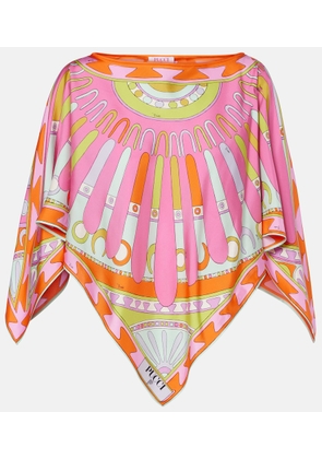 Pucci Soleil silk twill top