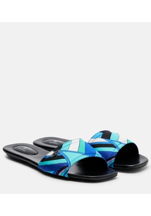 Pucci Yummy Iride twill slides