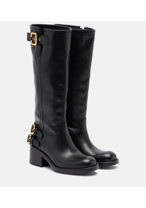 Chloe Dakota leather biker boots