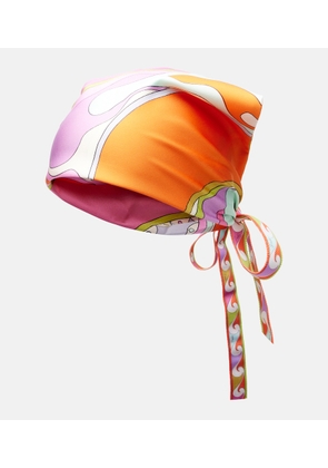 Pucci Orchidee silk twill head wrap