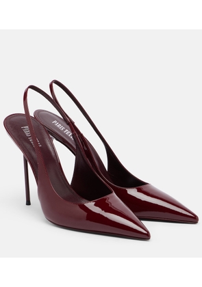 Paris Texas Lidia patent leather slingback pumps