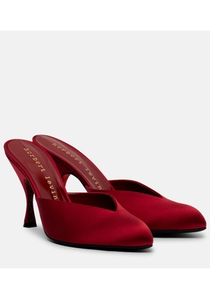 Herbert Levine Sitting Pretty satin mules