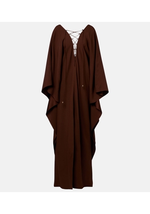 Taller Marmo Sahara crepe cady kaftan
