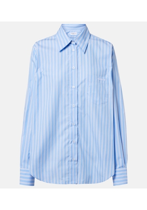Hunza G Striped cotton polin shirt