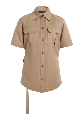 Proenza Schouler Nali Wool Gabardine Top - Moda Operandi