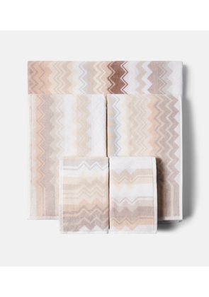 Missoni Giacomo Zigzag set of 5 cotton terry towels