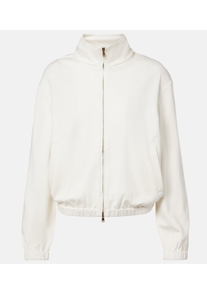 Max Mara Cotton and silk-blend sweatshirt