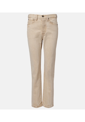 Khaite Finley cropped straight jeans