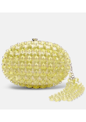 Self-Portrait Oval Small embellished clutch