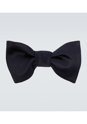 Brunello Cucinelli Cotton and silk satin bow tie