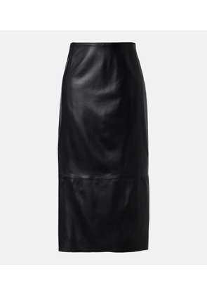 Vince Leather pencil skirt