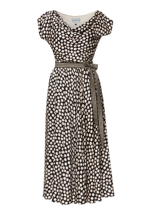 Lena Hoschek Vibrance Polka-Dot Midi Dress - Moda Operandi