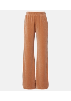 Chloe Cotton-blend velour sweatpants