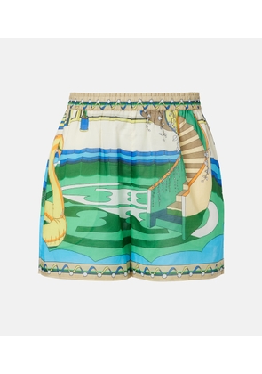 Tory Burch Printed cotton shorts