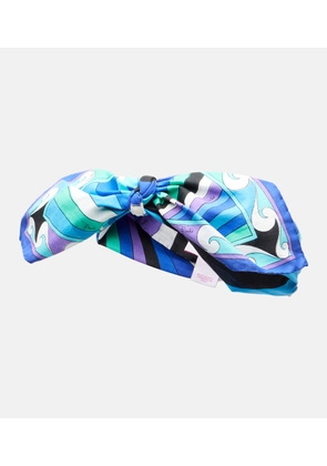 Pucci Iride bow-detail cotton muslin headband