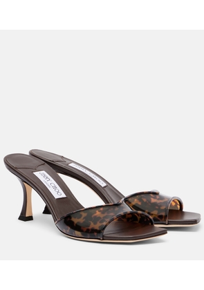 Jimmy Choo Skye leopard-print TPU mules