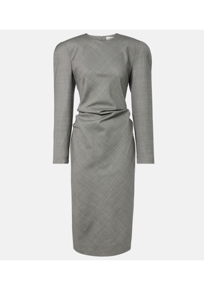 Magda Butrym Wool tie-detail midi dress