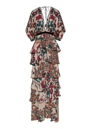 Johanna Ortiz Ancestral Light Silk Maxi Dress - Moda Operandi