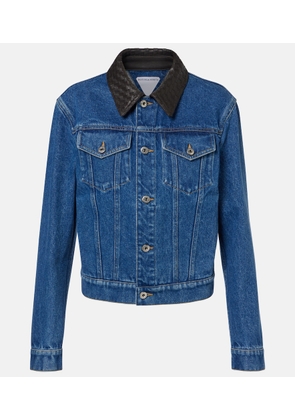 Bottega Veneta Intrecciato denim jacket
