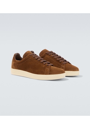 Tom Ford Warwick perforated suede sneakers