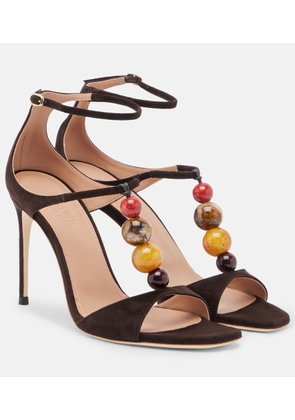 Malone Souliers Lena beaded suede sandals