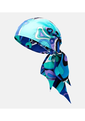 Pucci Iride silk twill head wrap