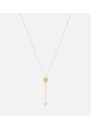Bottega Veneta Knot gold-plated silver necklace