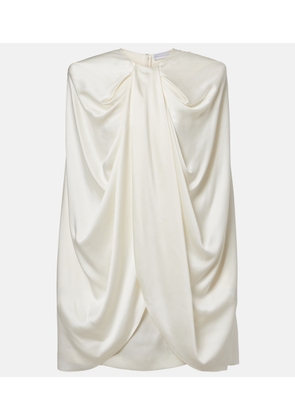 Stella McCartney Draped caped minidress
