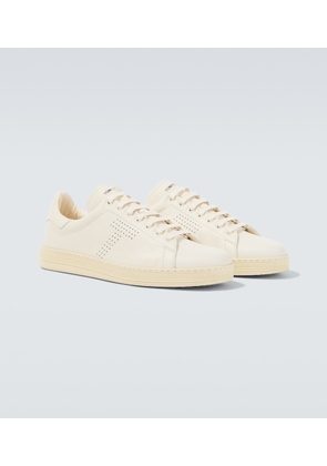 Tom Ford Warwick perforated leather sneakers