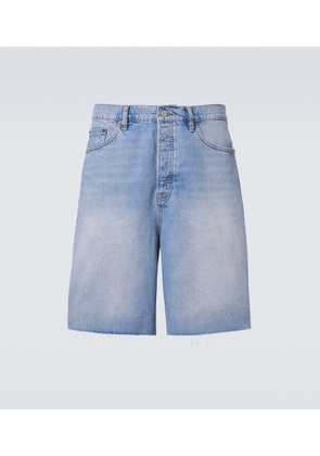 Frame DIstressed denim Bermuda shorts