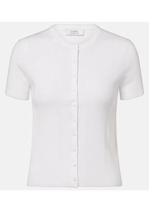 Vince Ribbed-knit cotton-blend cardigan