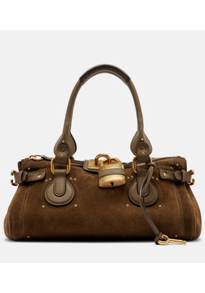 Chloe Paddington Medium suede shoulder bag