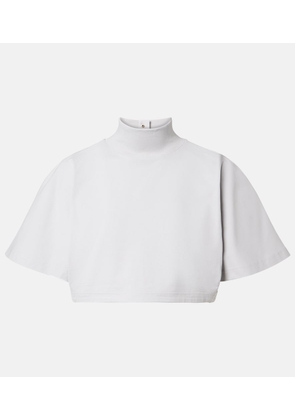 Alaia Cropped cotton jersey T-shirt