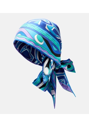 Pucci Labirinto silk twill head wrap