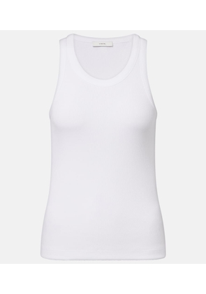 Vince Ribbed-knit jersey tank top