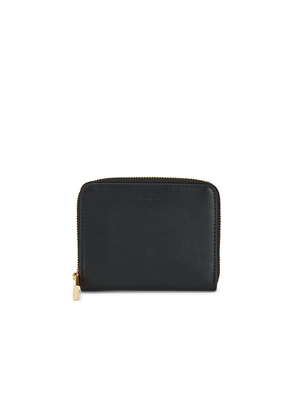 ALLSAINTS Lena Hex Zip Wallet in Black.
