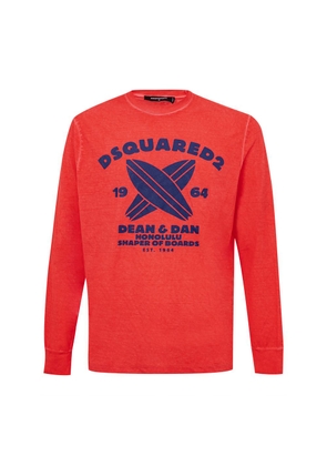 Dsquared² Red Cotton T-Shirt - M