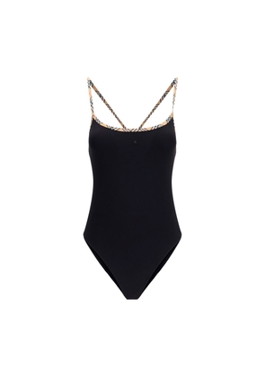 Burberry Black Polyamide One-Piece Swimsuit - L