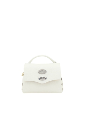 Zanellato White Calf Leather Bos Taurus Shoulder Bag