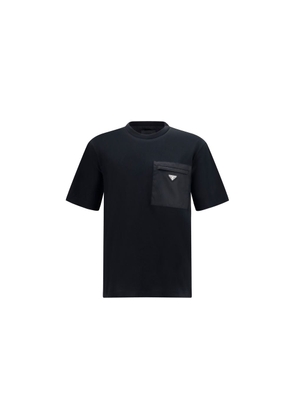 Prada Black Cotton T-Shirt - S