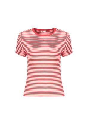 Tommy Hilfiger Red Cotton Women's T-Shirt - XS